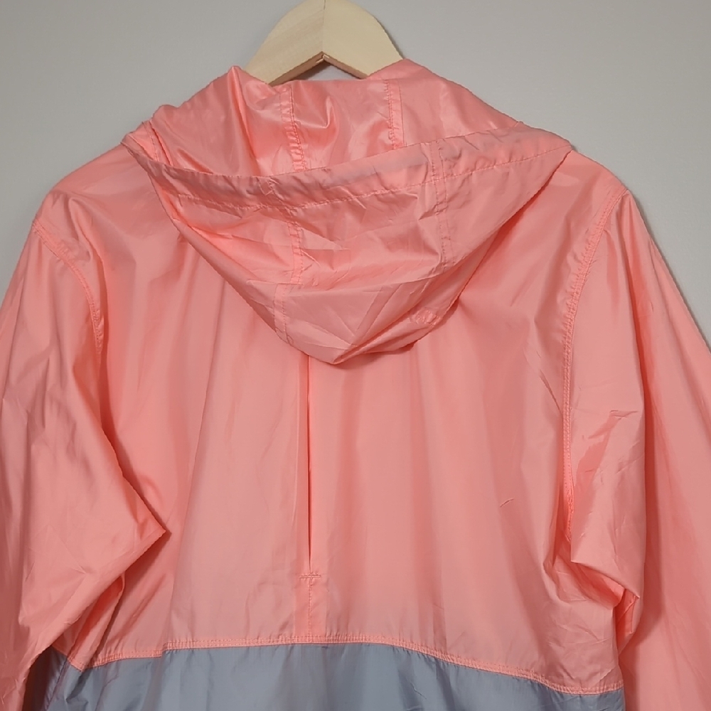 Columbia Flash Forward Coral Peach Gray Windbreaker Jacket Full Zip XL Spring - Picture 14 of 16